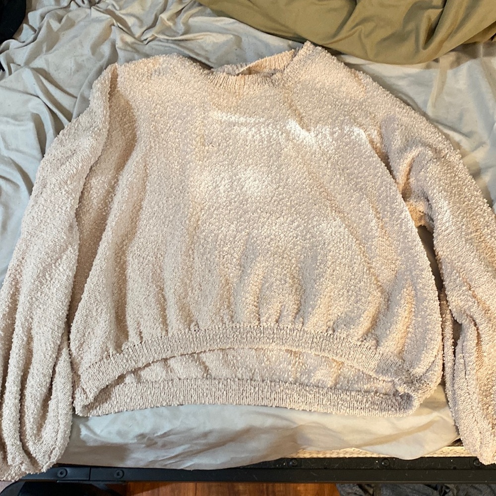 semi cropped sweater from altered state